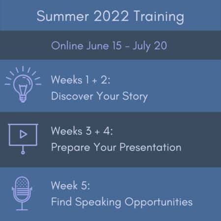 Rising Voices 2022 training schedule