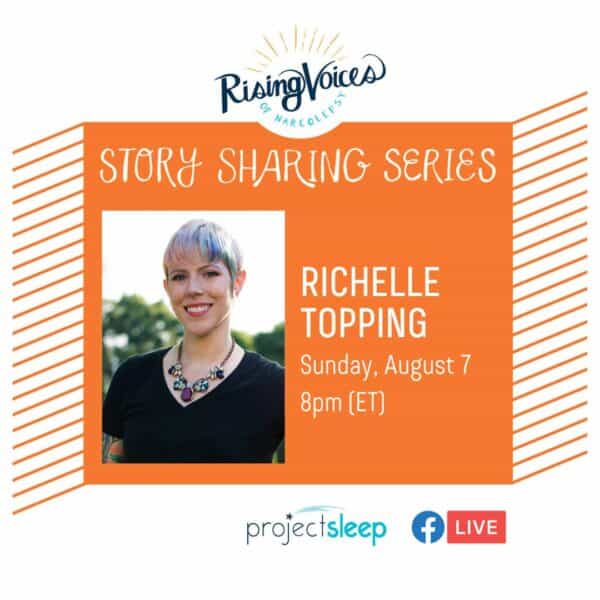Richelle Topping Story Sharing graphic