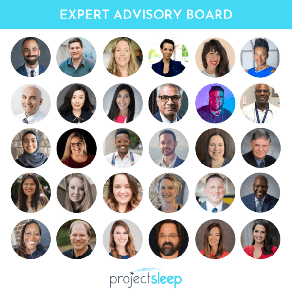 Project Sleep's 30 Expert Advisory Board members.