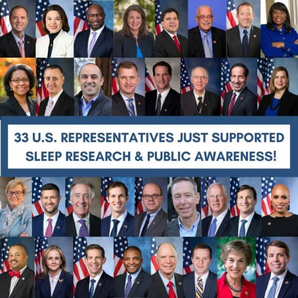 33 Members of Congress Sign Letter for Sleep Research and Awareness