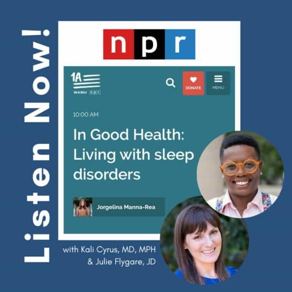 NPR In Good Health Living with sleep disorders long graphic